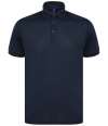 H465 Henbury Recycled Polyester Piqué Polo Shirt Navy colour image